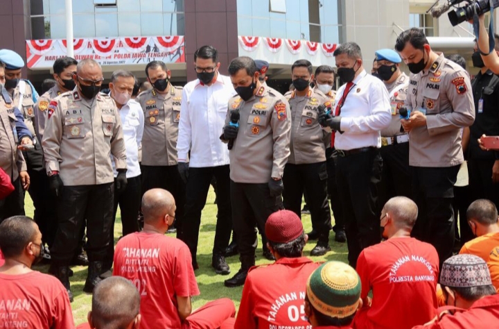 Polda Jateng Ungkap Peredaran Narkoba Jaringan Lokal Hingga Afrika, Ribuan Tersangka Diamankan