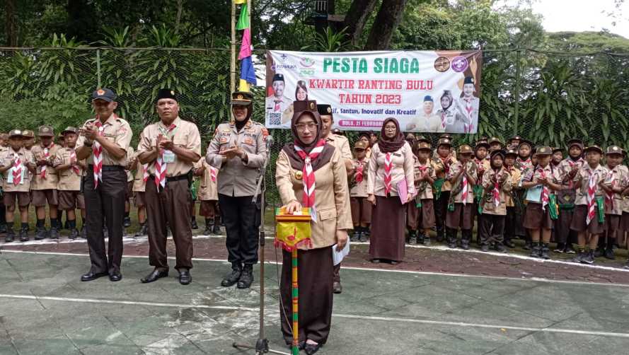 Kwartir Ranting Bulu Gelar Pesta Siaga di Wana Wisata Kartini Mantingan