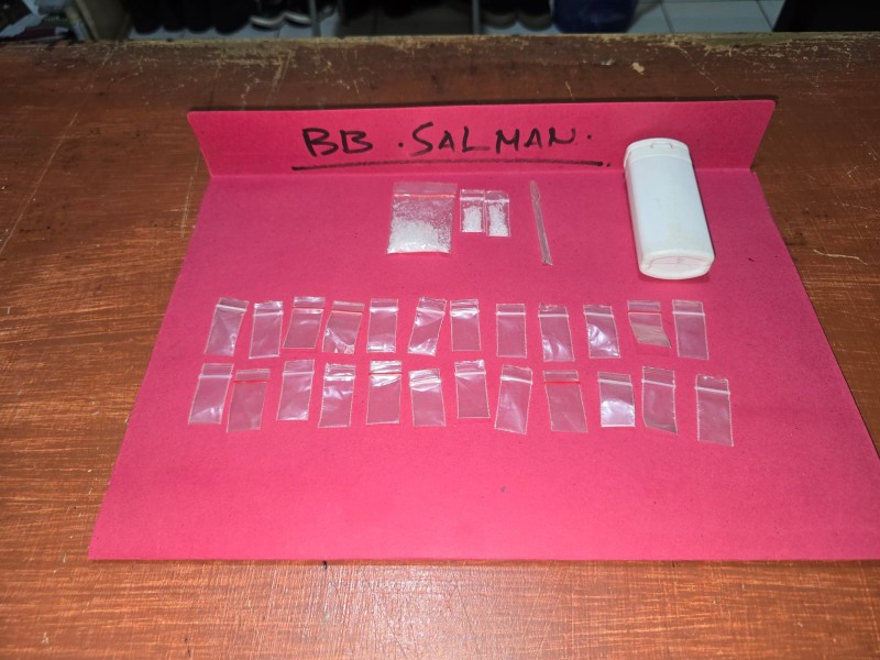 Digerebek Saat Transaksi, Polsek Tandun Bekuk Pengedar Sabu di Warung Desa Dayo