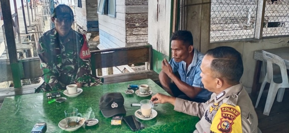 Penguatan Ideologi Kebangsaan Jadi Fokus Komsos Babinsa Koramil 06/Merbau