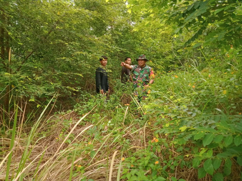 Serma Sukardi Berikan Edukasi Terkait Pencegahan Karhutla