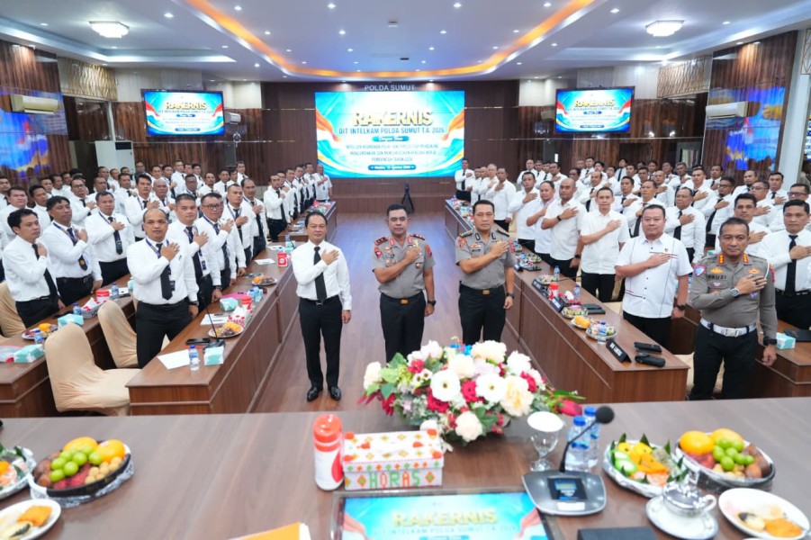 Kapolda Sumut Tekankan Peran Strategis Intelkam Jaga Stabilitas dan Antisipasi Kerawanan