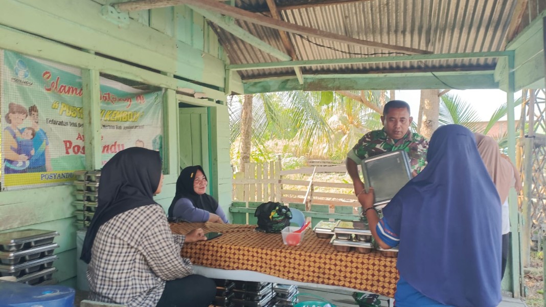 Kampung Pancasila di Teluk Belitung Jadi Ruang Mempererat Persatuan, Babinsa Ajak Warga Jaga Kerukunan