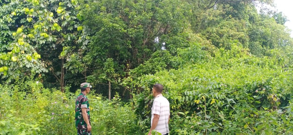 Tak Temukan Asap dan Titik Api, Babinsa Koramil 06/Merbau Perketat Pengawasan Lahan Gambut