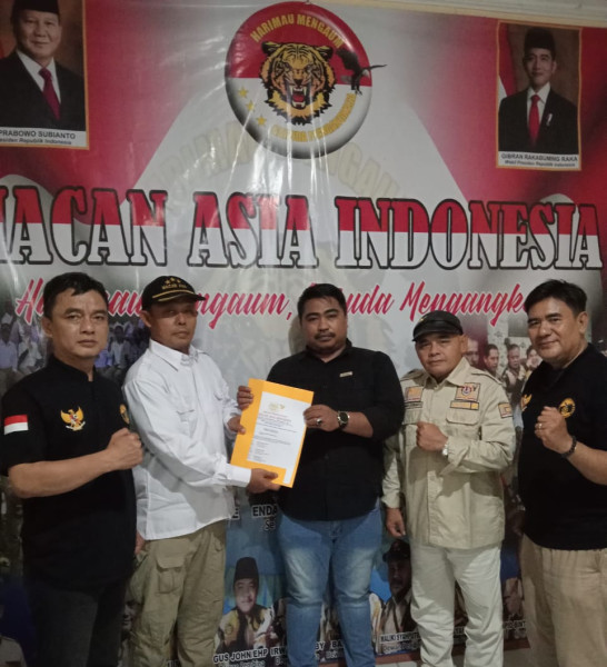 MACAN ASIA INDONESIA, Bima Kasuma Kamal ST Terima Mandat Ketua DPD Riau