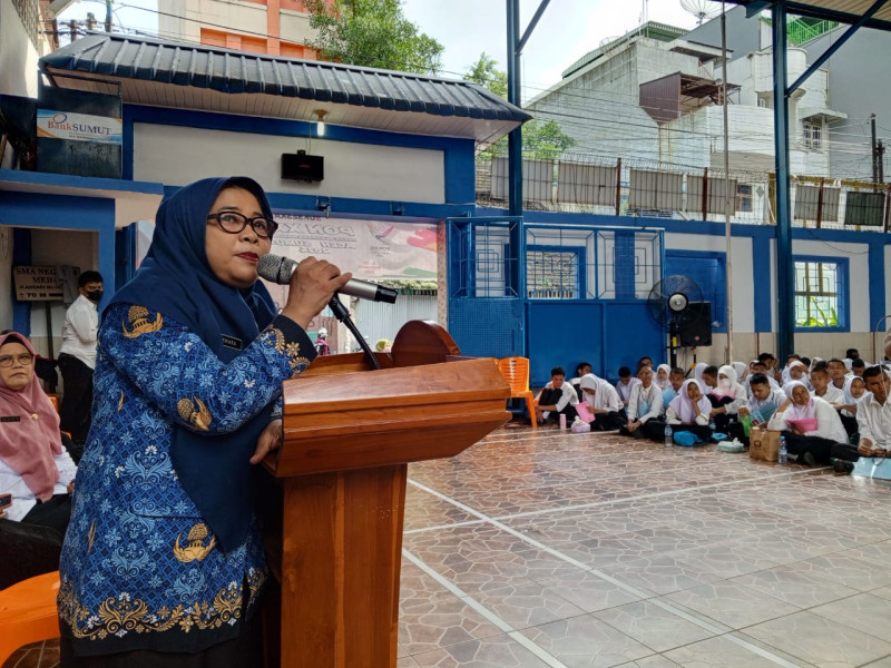 SMAN 6 Medan Minta DPW IMO Indonesia Sumut Bimbing Ekskul Jurnalistik