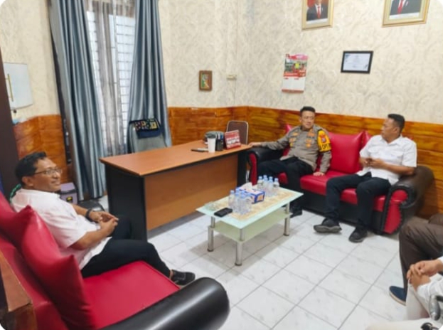 Jalin Silaturrahmi, Kapolres Binjai Bincang - Bincang Dengan KPU