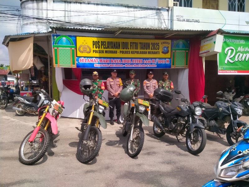 Sinergitas TNI-Polri, Kodim 0303/Bengkalis Pastikan Keamanan Masyarakat Saat Perayaan Idul Fitri