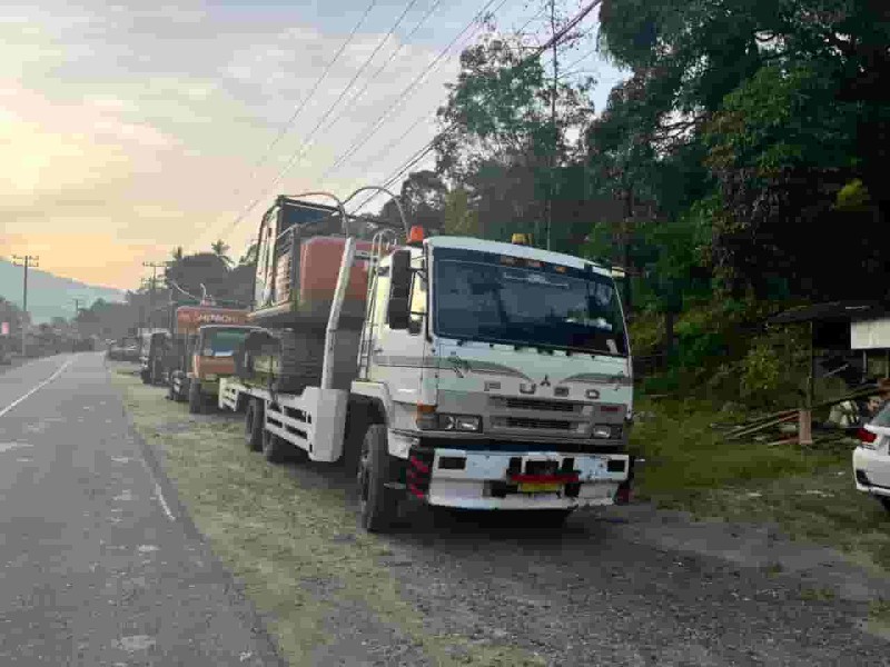 Polda Sumut Amankan Dua Ekskavator Diduga untuk Tambang Emas Ilegal di Mandailing Natal, Sempat Terjadi Intervensi