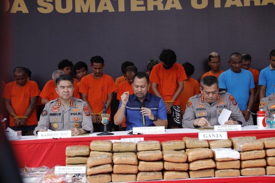 Komitmen Pemberantasan Narkoba, Polda Sumut Sikat 7 THM, 3 di Antaranya Dirobohkan