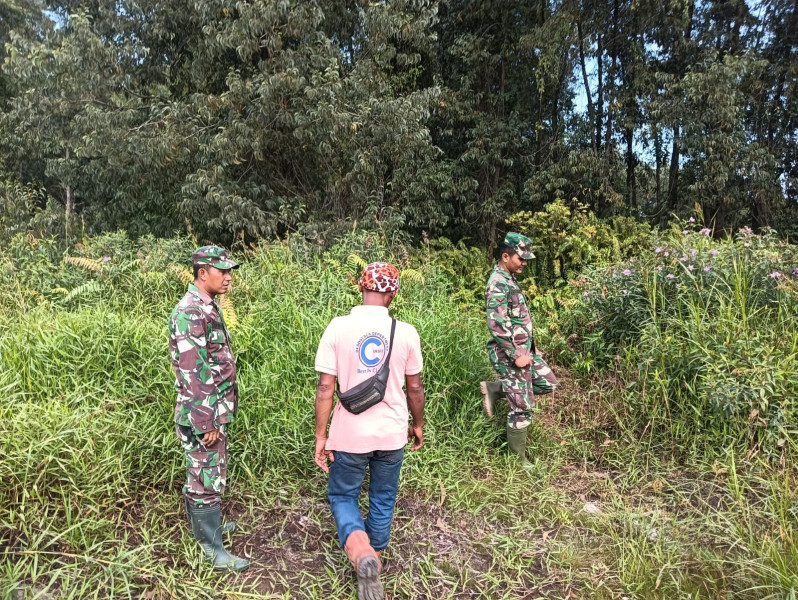 Sosialisasi Babinsa, Warga Diminta Peduli Bahaya Karhutla