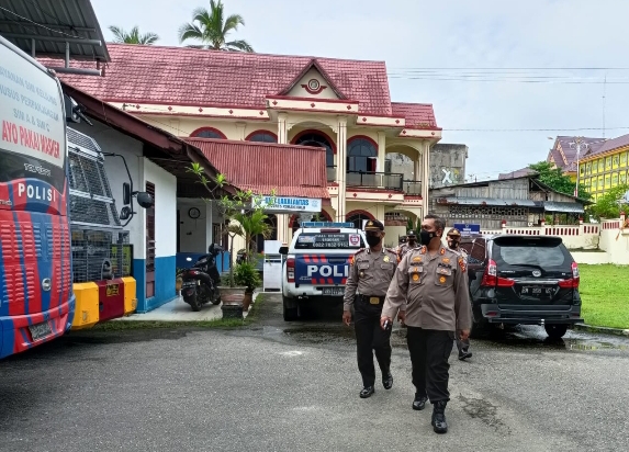 Kapolres Rohul AKBP Eko Wimpiyanto Hardjito Sidak Ke Mapolsek Rambah, Begini Hasilnya