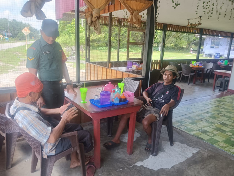 Serda Aldo R. Sihaloho Gelar Komsos Dengan Warga Kelurahan Teluk Belitung