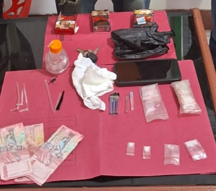 Polsek Kabun Berhasil Gagalkan Transaksi Sabu di Aliantan, Sita 1,73 Gram Barang Bukti