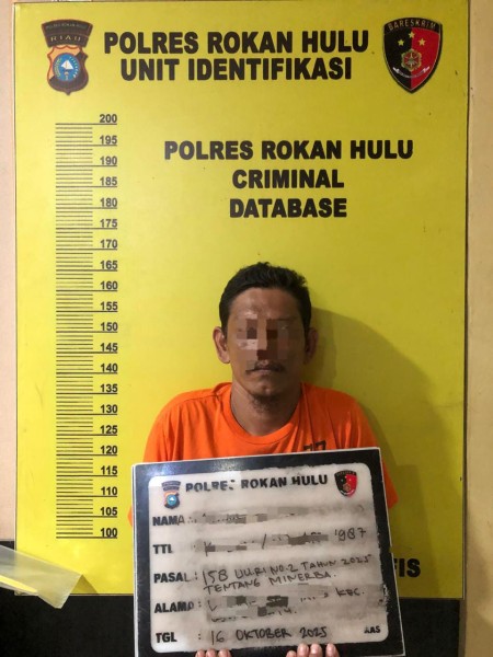 Penambang Emas Ilegal Berhasil Ditangkap Polres Rokan Hulu di Rokan IV Koto