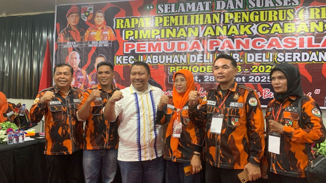Agus Sanjaya Terpilih Sebagai Ketua PAC Pemuda Pancasila Kecamatan Labuhan Deli Periode 2023 - 2026