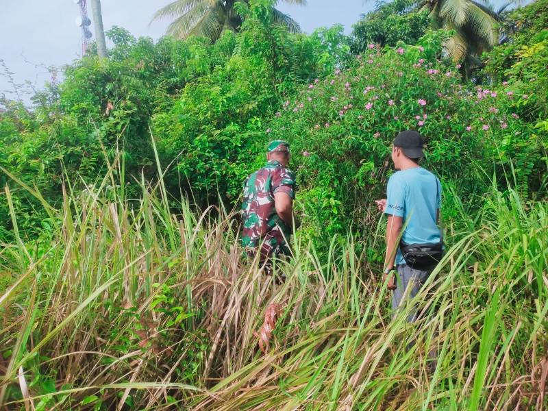 Antisipasi Karhutla, Babinsa Koramil 06/Merbau Gencarkan Patroli