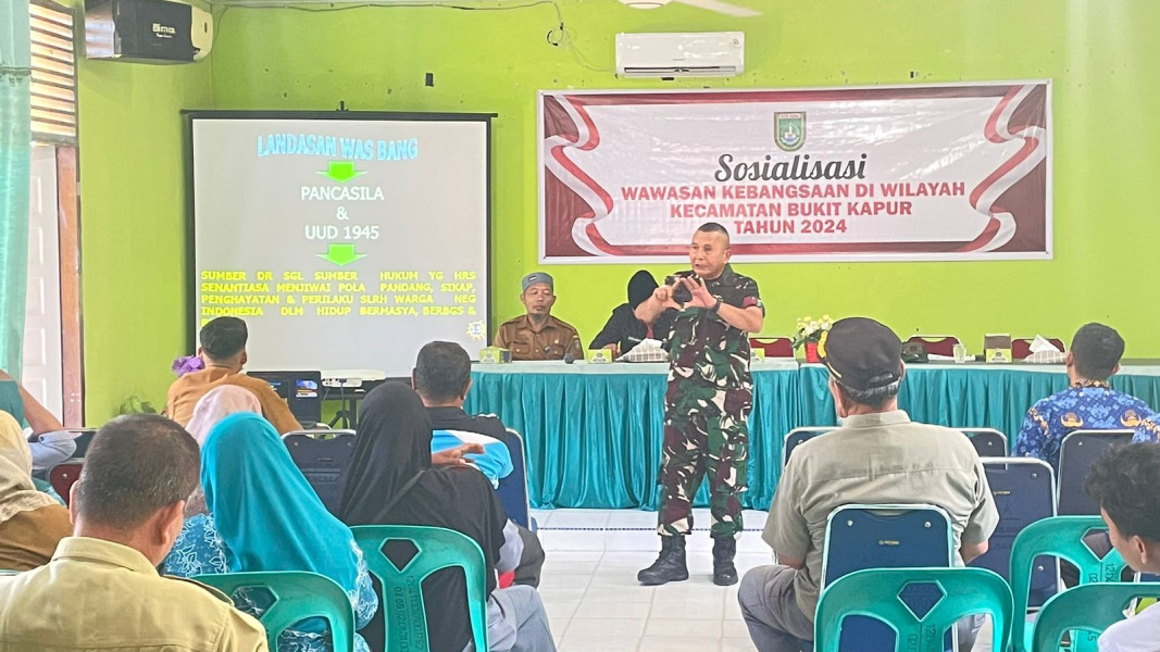 Kapten Inf Syuar Hendri Dorong Semangat Kebangsaan di Bukit Kapur