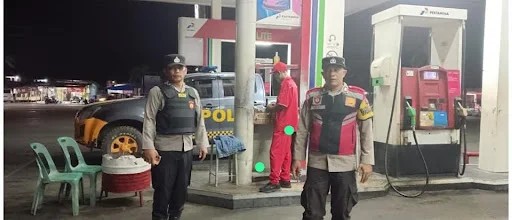 Patroli Blue Light, Upaya Polsek Barumun Wujudkan Malam Aman di Wilkumnya