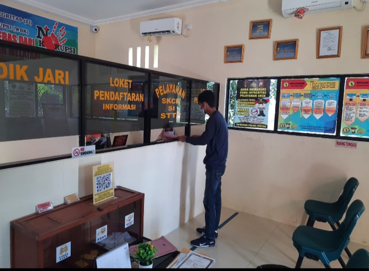 Dimasa Pandemi Covid-19, Polres Bintan Tetap Melayani Pembuatan SKCK