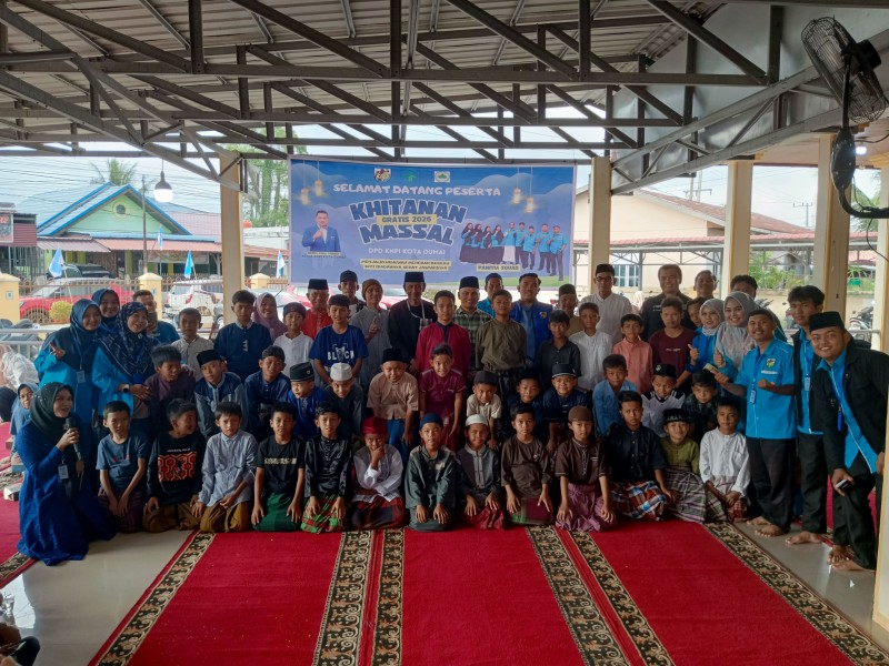 Khitanan Massal KNPI Dumai Perkuat Sinergi Pemuda, Pemerintah, dan Warga