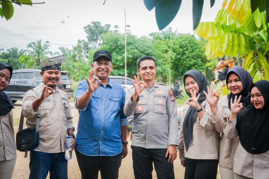 Bupati Bersama Kapolres Rohul Serap Aspirasi dan Tindak Cepat Keluhan Warga Bonai