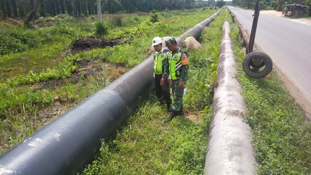 Serda Iwan Sahputra Pastikan Keamanan Pipa Saluran Minyak Milik PT Pertamina