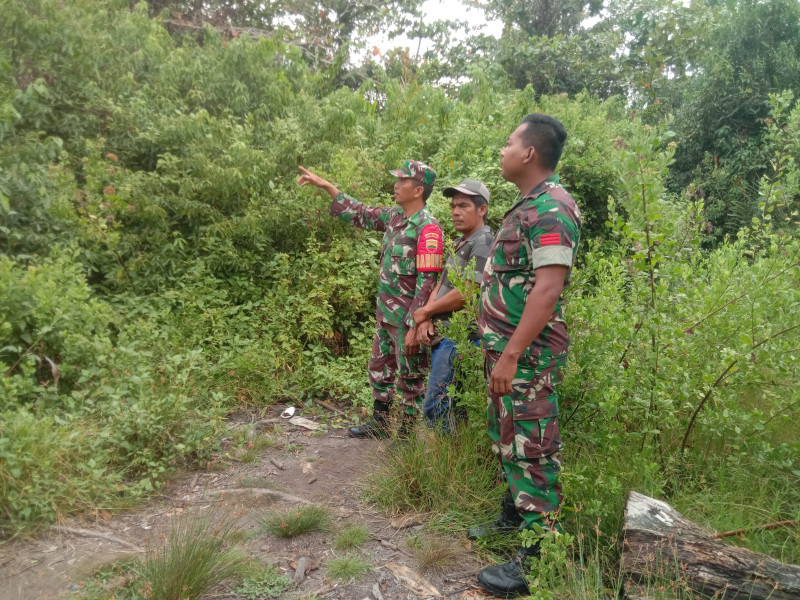 Upaya Nyata Babinsa Koramil 06 Merbau Untuk Mencegah Karhutla