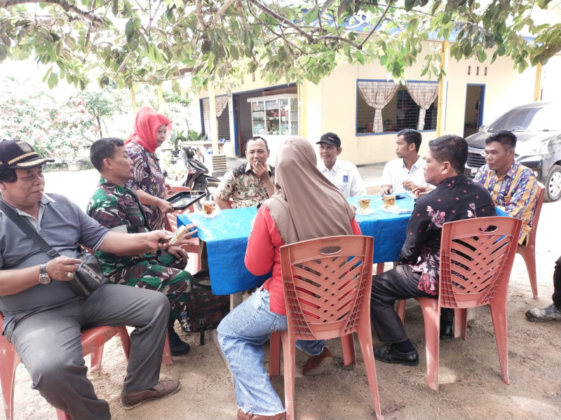 Halal Bi Halal di Kecamatan Sungai Sembilan, Babinsa Ajak Warga Pererat Silaturahmi
