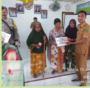 Pemerintahan Desa Aek Korsik Kecamatan Aek Kuo Salurkan BLD DD Tahap I dan II Tahun 2025