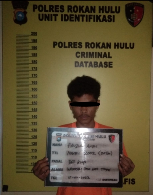 Maling Dibekuk Tim Resmob Satreskrim Polres Rohul
