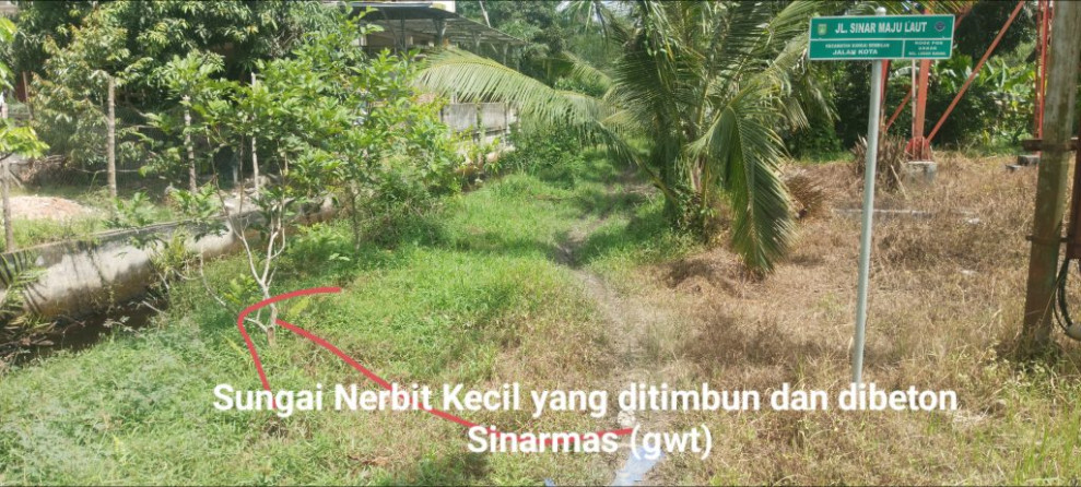 Sungai Nerbit Kecil Hilang Ditimbun Sinarmas, Warga Akan Gelar Aksi Demo