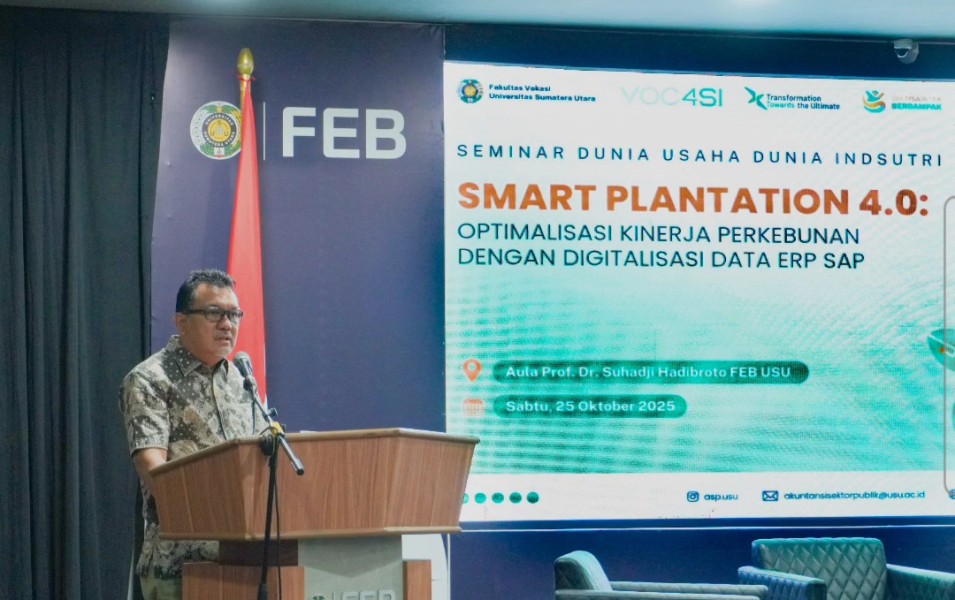 PTPN IV PalmCo dan Fakultas Vokasi USU Jalin Kolaborasi Riset untuk Penguatan Akuntansi Global dan Digitalisasi Perkebunan