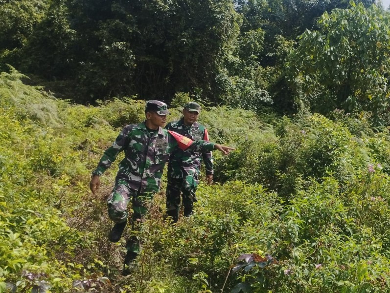 Serma Eri Imbau Warga Teluk Ketapang Waspadai Karhutla