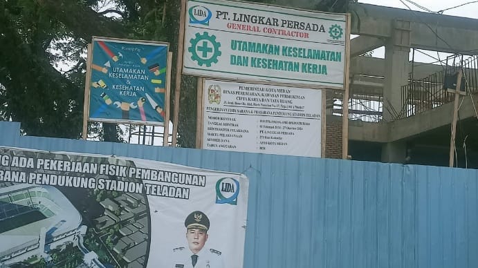 Security PT Lingkar Persada Usir Wartawan Ketika Dikonfirmasi Soal Proyek Stadion Teladan
