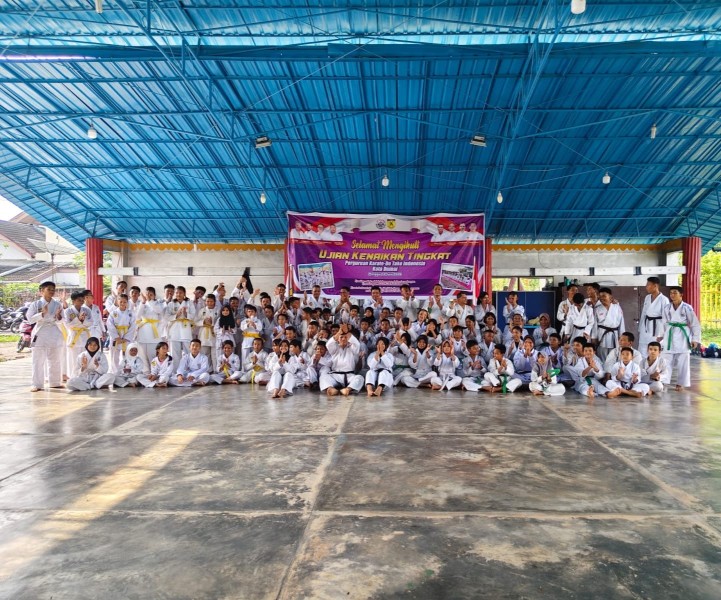 Pengcab Karate Tako Dumai Adakan UKT Semester I Tahun 2026