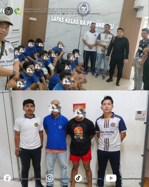 Dikawal Ketat, 23 Warga Binaan Lapas Pasir Pangarayan Dipindahkan ke Pekanbaru