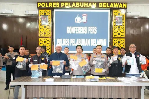 Empat Bulan, 320 Kasus Dibongkar: Polres Belawan Sikat Narkoba dan Kejahatan Jalanan