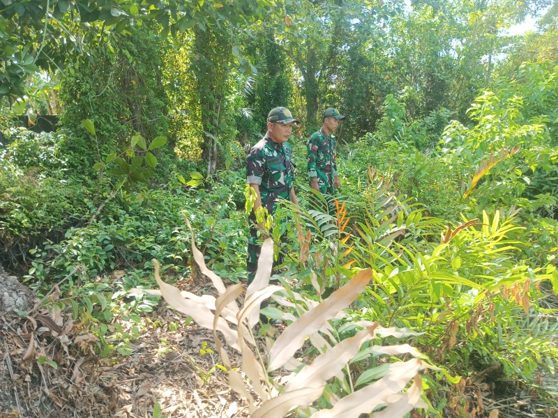 Sosialisasi Karhutla Babinsa Koramil 06/Merbau Disambut Baik Masyarakat