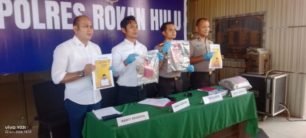 Suami Tusuk Istri Terjadi di Ujung Batu Ditangkap Polres Rohul di Nias Selatan