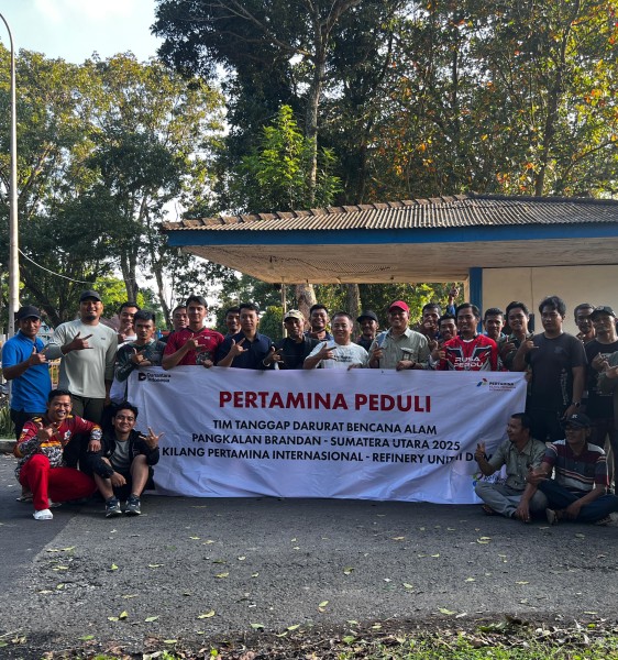 Perkuat Respons Banjir Langkat, Kilang Pertamina Dumai dan Pangkalan Brandan Fokus pada Evakuasi Warga, Distribusi Air Bersih, dan Layanan Medis