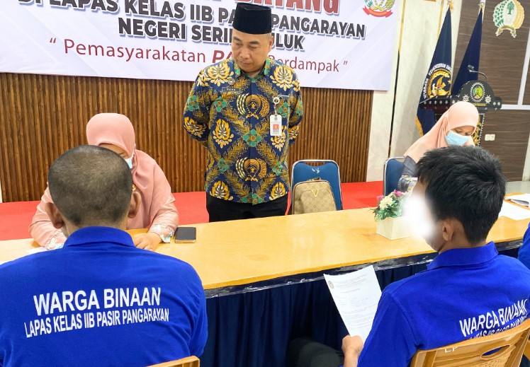 Lapas Kelas IIB Pasir Pengaraian Tingkatkan Kesehatan Warga Binaan