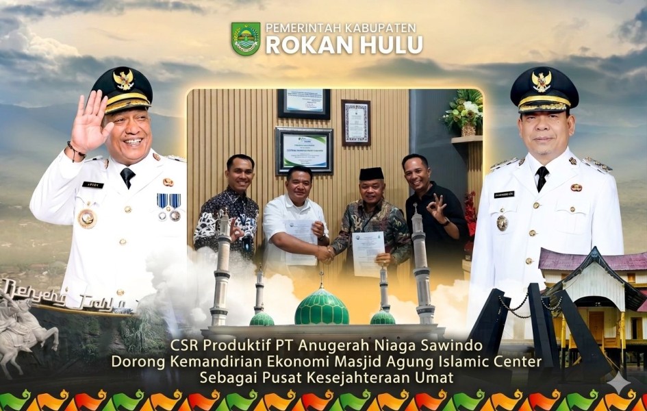 CSR PRODUKTIF PT ANUGERAH NIAGA SAWINDO DORONG KEMANDIRIAN EKONOMI MASJID AGUNG ISLAMIC CENTER SEBAGAI PUSAT KESEJAHTERAAN UMAT