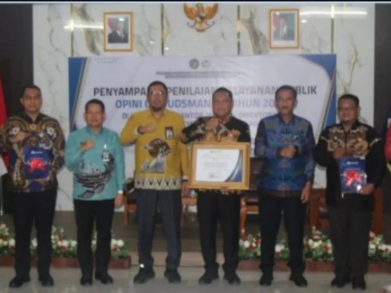 Lapas Kelas IIB Pasir Pengaraian Raih Nilai Terbaik Maladdministrasi  2025 dari Ombudsman RI