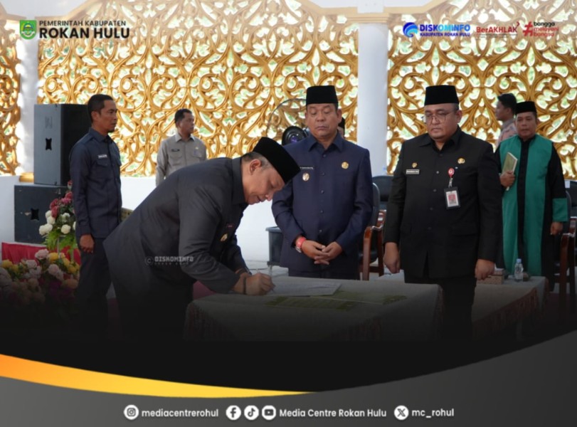 Untuk Perkuat Struktur OPD, Bupati Anton Resmi Lantik Pejabat Eselon II dan III Rokan Hulu