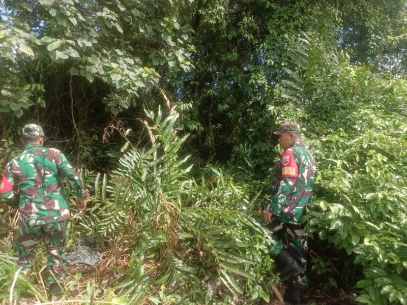 Cegah Kebakaran, Babinsa Koramil 06/Merbau Edukasi Warga Desa Renak Dungun