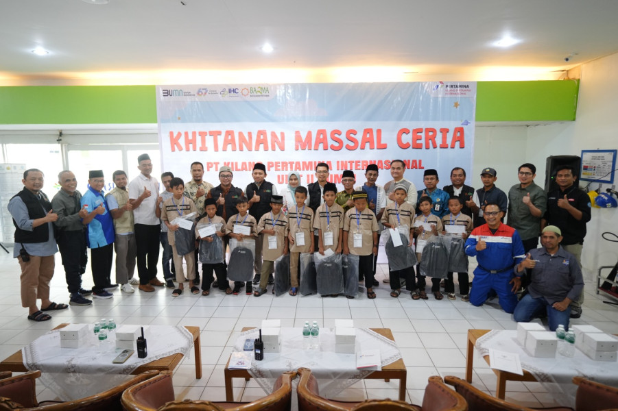 Wujud Syukur, PT KPI Kilang Dumai Gelar Khitanan Massal Gratis di HUT ke 67 Pertamina