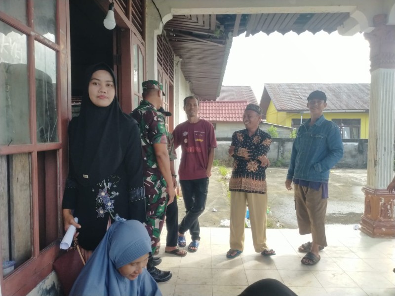 Komsos Babinsa Koramil 06/Merbau Fokus Wujudkan Sinergi Warga dan Pemerintah