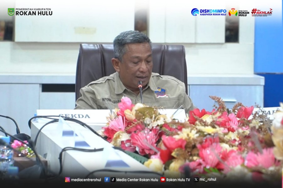Buka Rakor GTRA 2026, Bupati Anton Komit Wujudkan Keadilan Pertanahan dan Kesejahteraan di Rokan Hulu