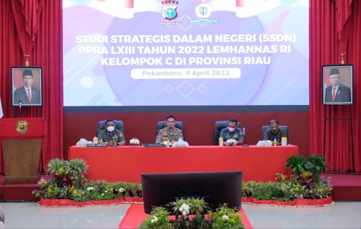 Studi Strategi Dalam Negeri (SSDN) PPRA Lemhanas RI Angkatan LXIII Tahun 2022 di Polda Riau, Akui Keberhasilan Kepemimpinan Irjen Muh Iqbal